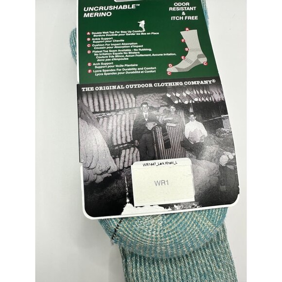 New Woolrich Large Heavyweight Hiking Socks Seamless Toe Itch-Free Unisex - Picture 3 of 7